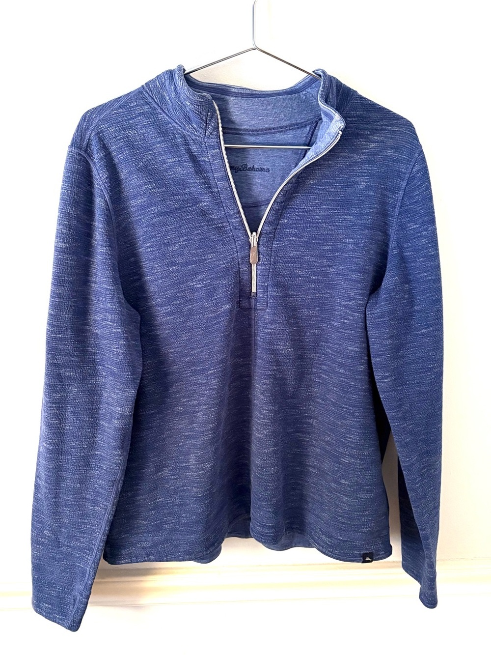 TOMMY BAHAMA New Aruba Half Zip Pullover Sweatshirt, blue - Picture 4 of 7